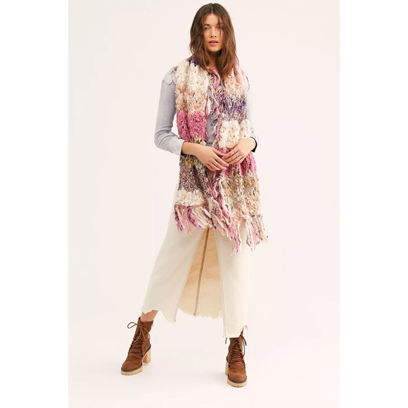 Free People Accessories - free people | chevron sunset fringe scarf